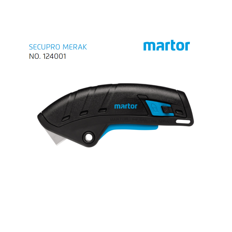马特（MARTOR）手动安全刀 美工刀切割裁剪 开箱刀具 企业安防用工具刀 124001